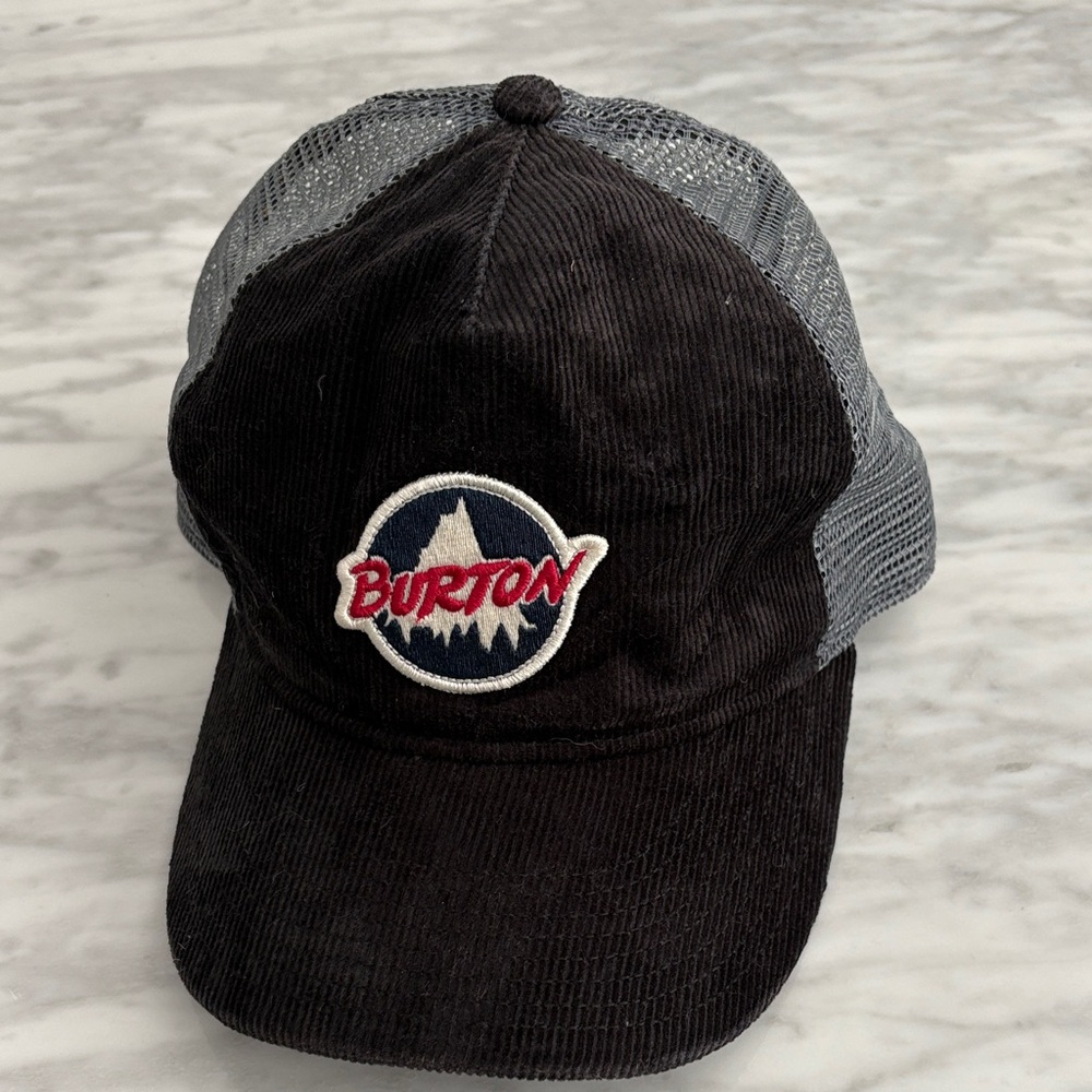 Burton Black and Gray Mesh Cap